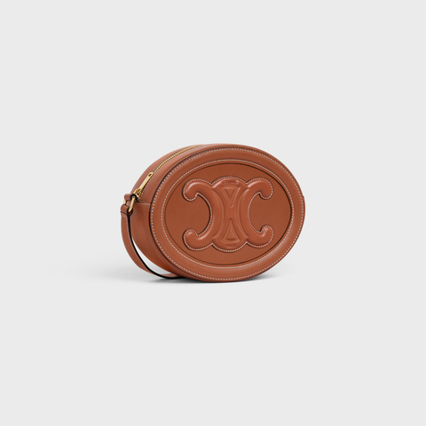 OVAL BAG CUIR TRIOMPHE IN SMOOTH CALFSKIN TAN - Image 2